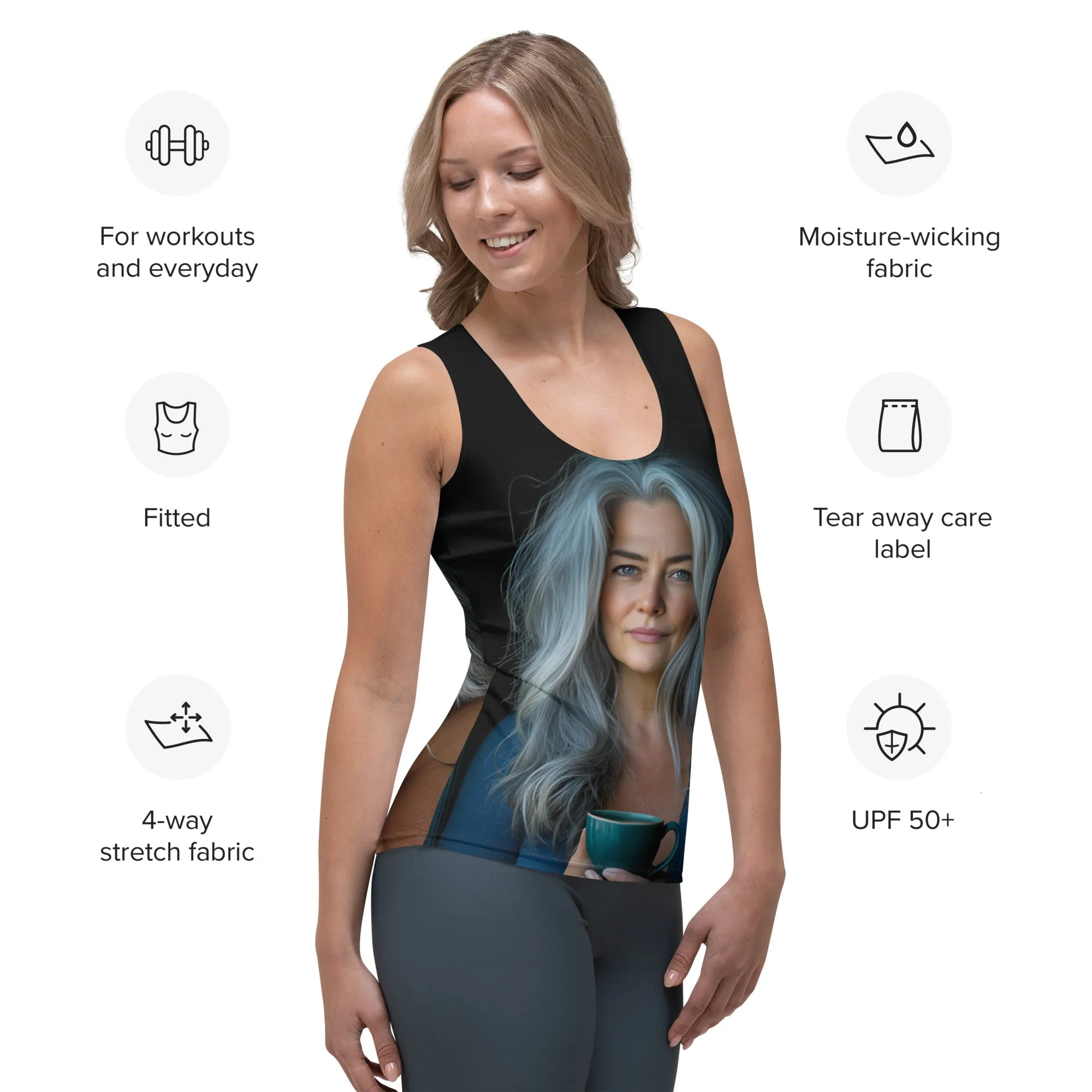 Ageless Wonder Sublimation Cut & Sew Tank Top