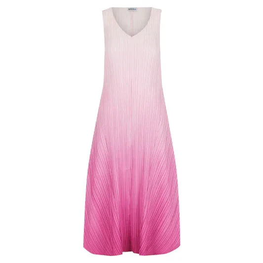 Alquema Long Estrella Dress And Collare Coat - Smokey Rose