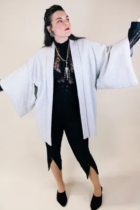 Baby Blue Textured Kimono