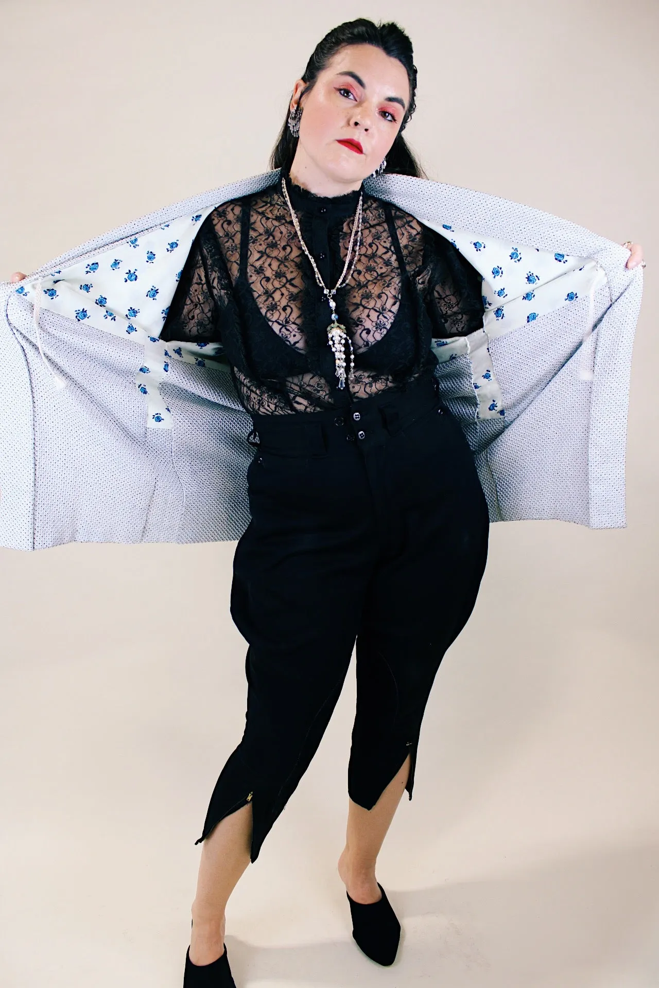Baby Blue Textured Kimono