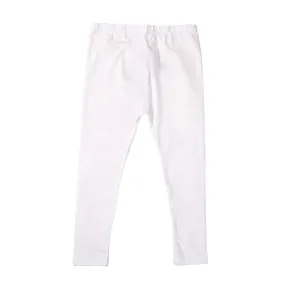 Basic Tights For Girls - White