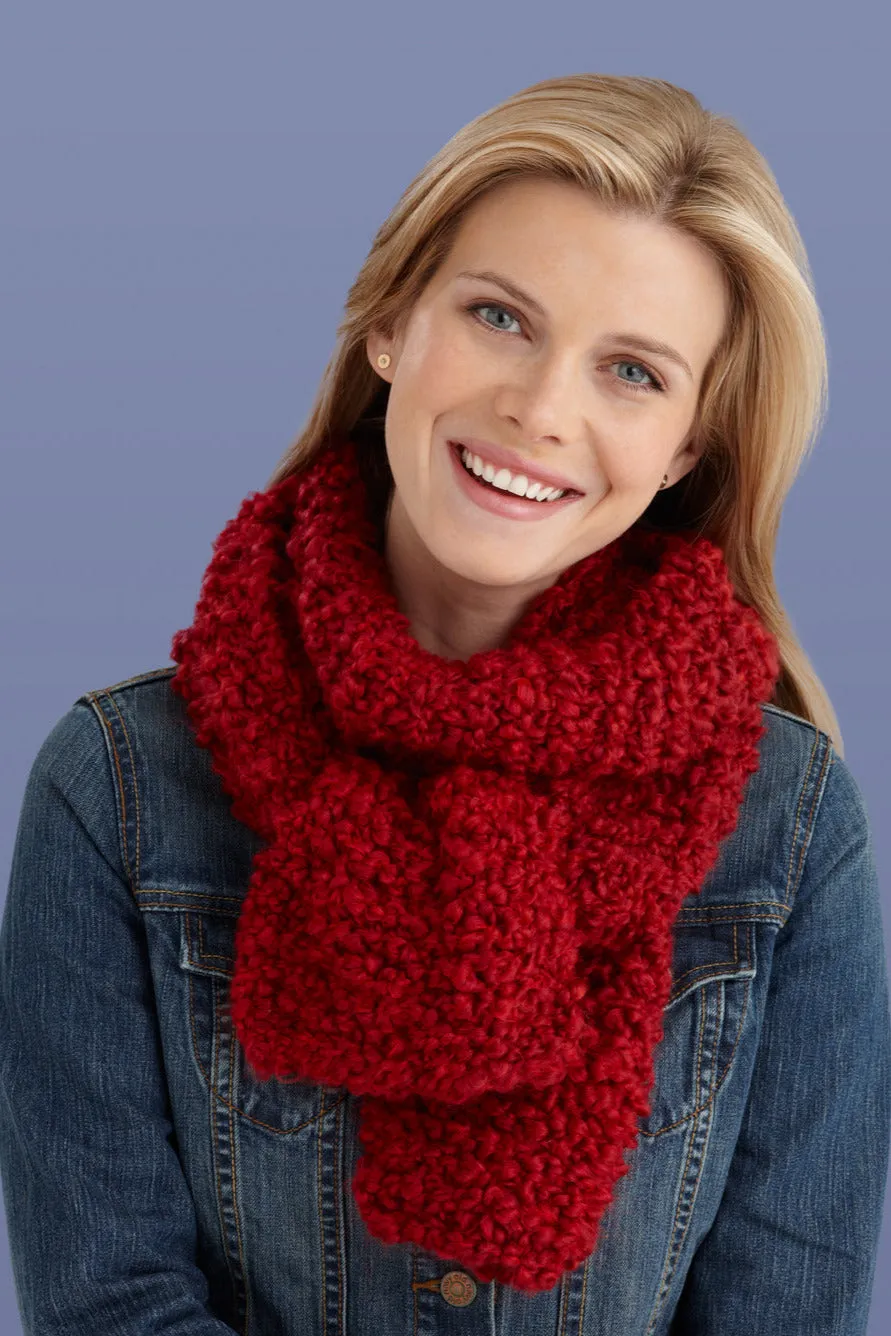 Beginner One Ball Scarf (Knit) - Version 1