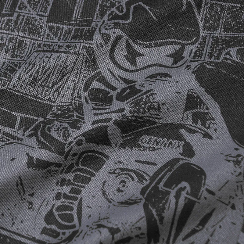 Black Comic Full Print Casual Jogger Pants