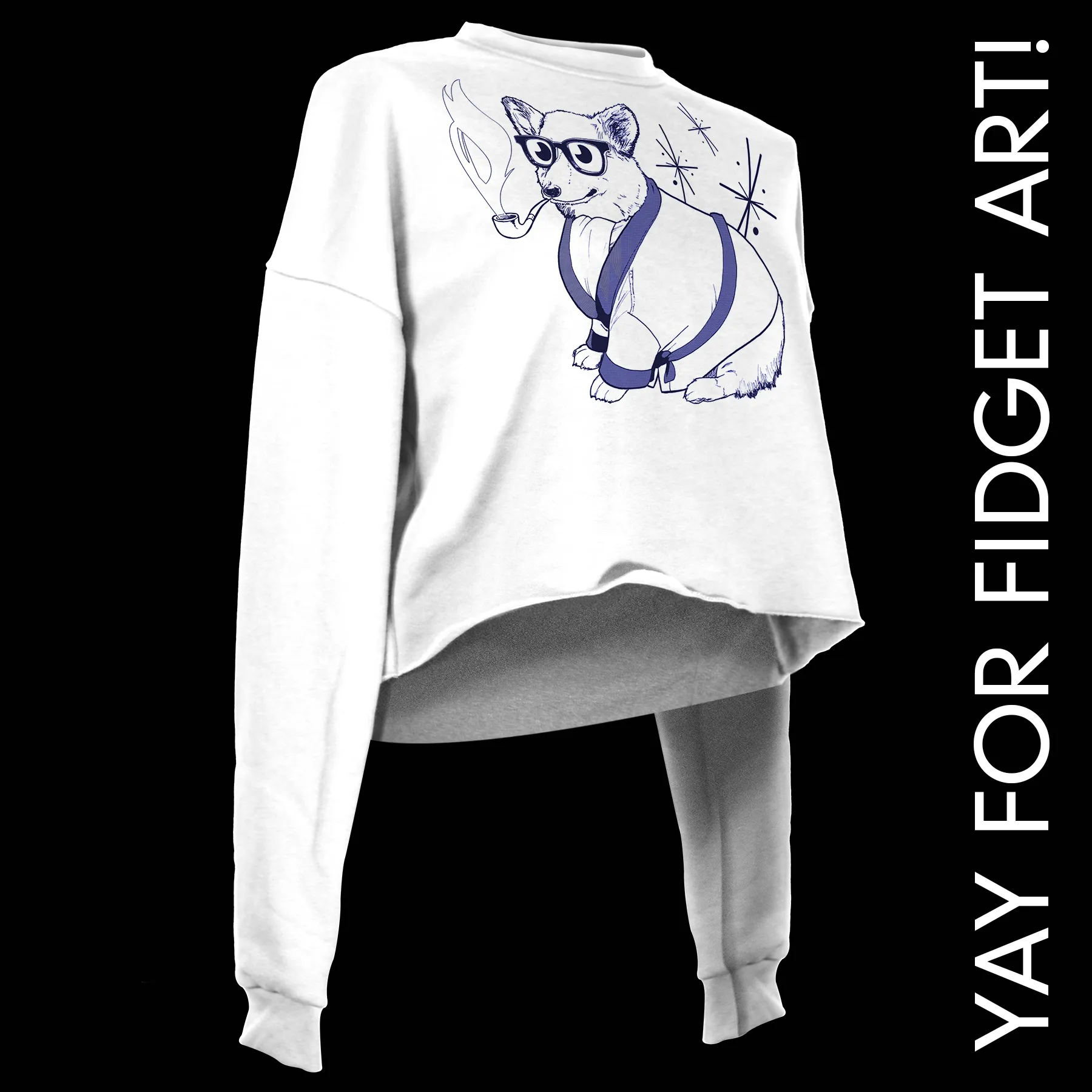 Bob Corgman the Welsh Corgi Crop Top (Made to Order)