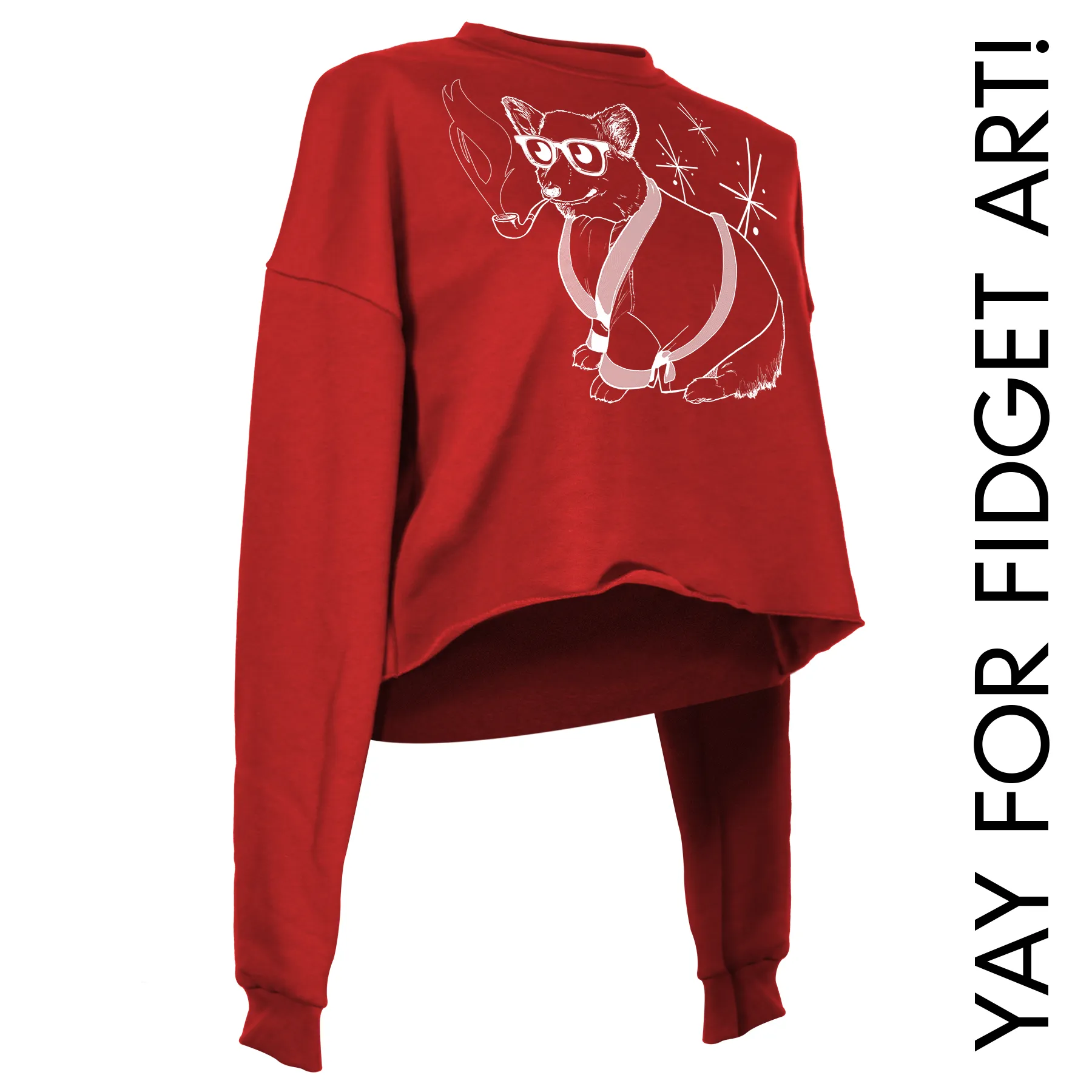 Bob Corgman the Welsh Corgi Crop Top (Made to Order)