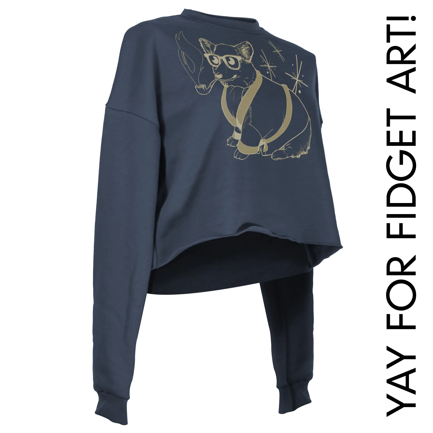 Bob Corgman the Welsh Corgi Crop Top (Made to Order)