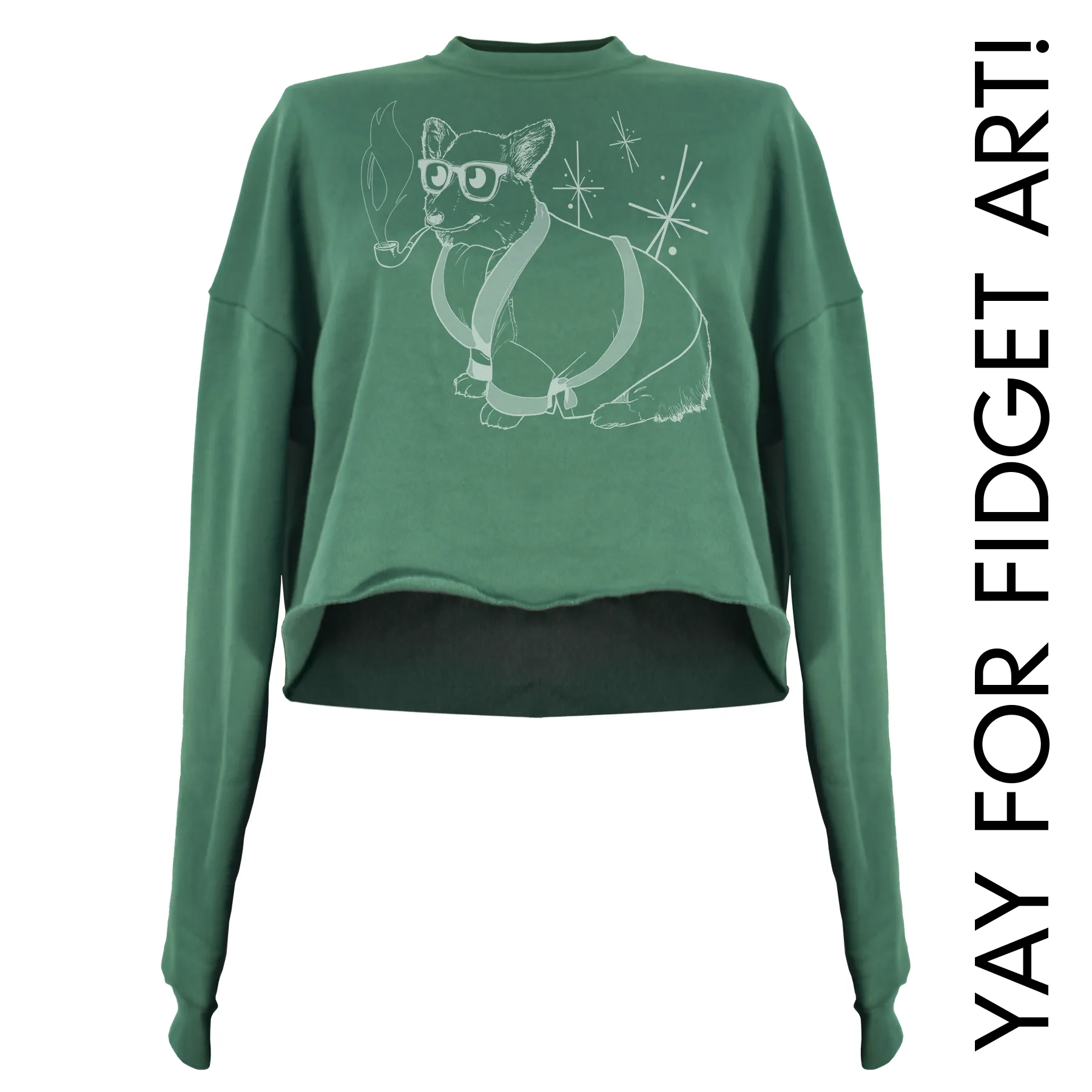 Bob Corgman the Welsh Corgi Crop Top (Made to Order)