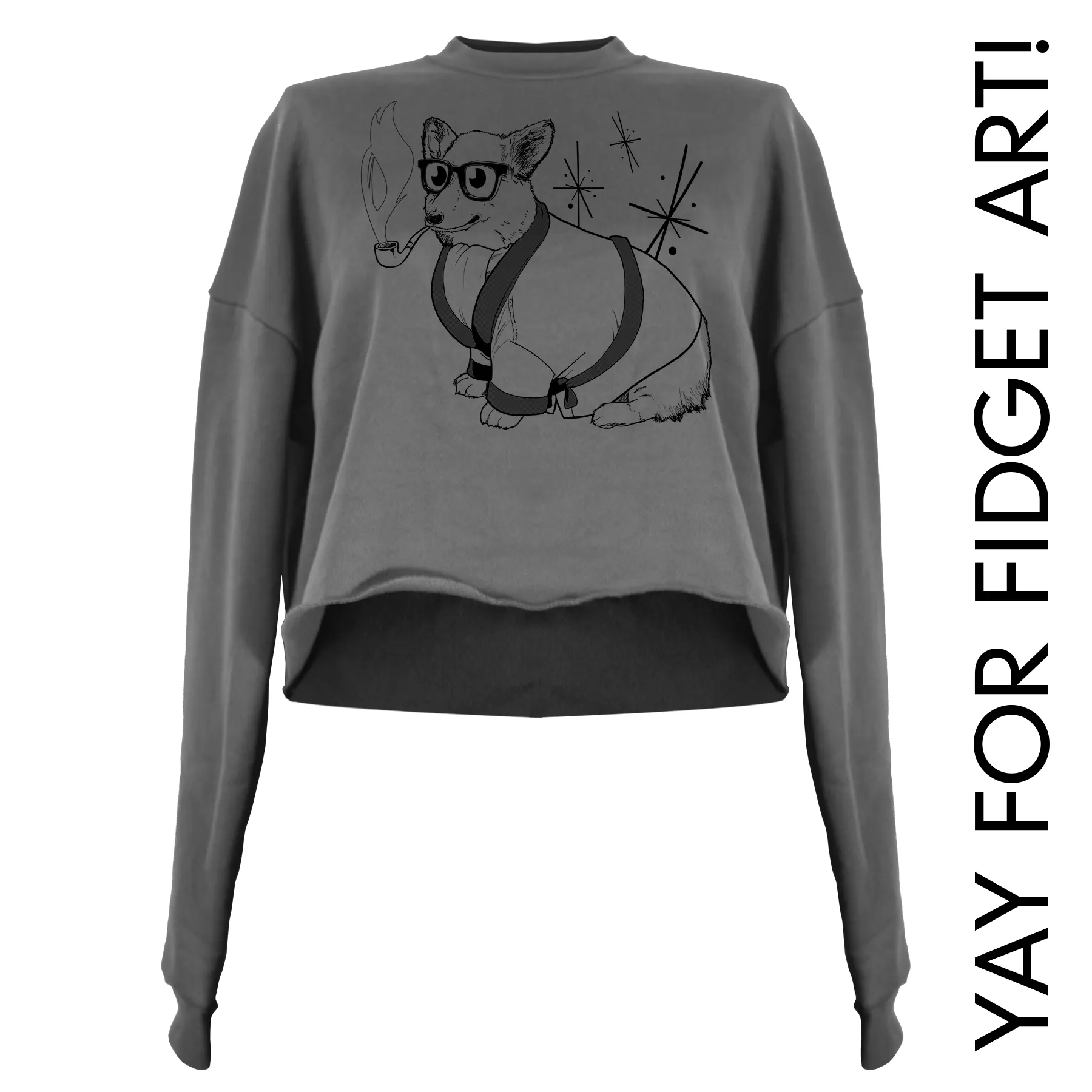 Bob Corgman the Welsh Corgi Crop Top (Made to Order)
