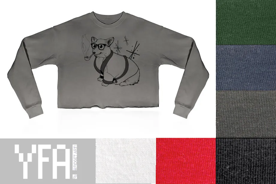 Bob Corgman the Welsh Corgi Crop Top (Made to Order)