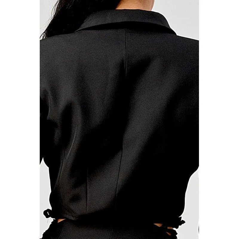 BUSINESS CASUAL BLAZER AND PANTS SET