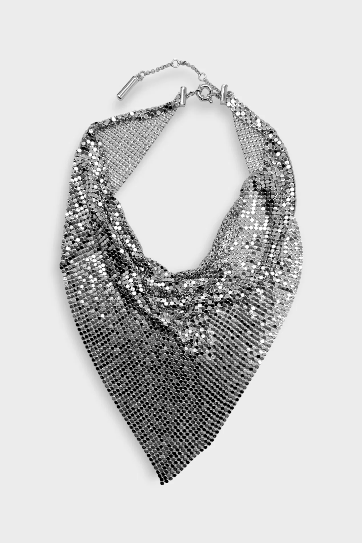 Chainmail Scarf Rhodium