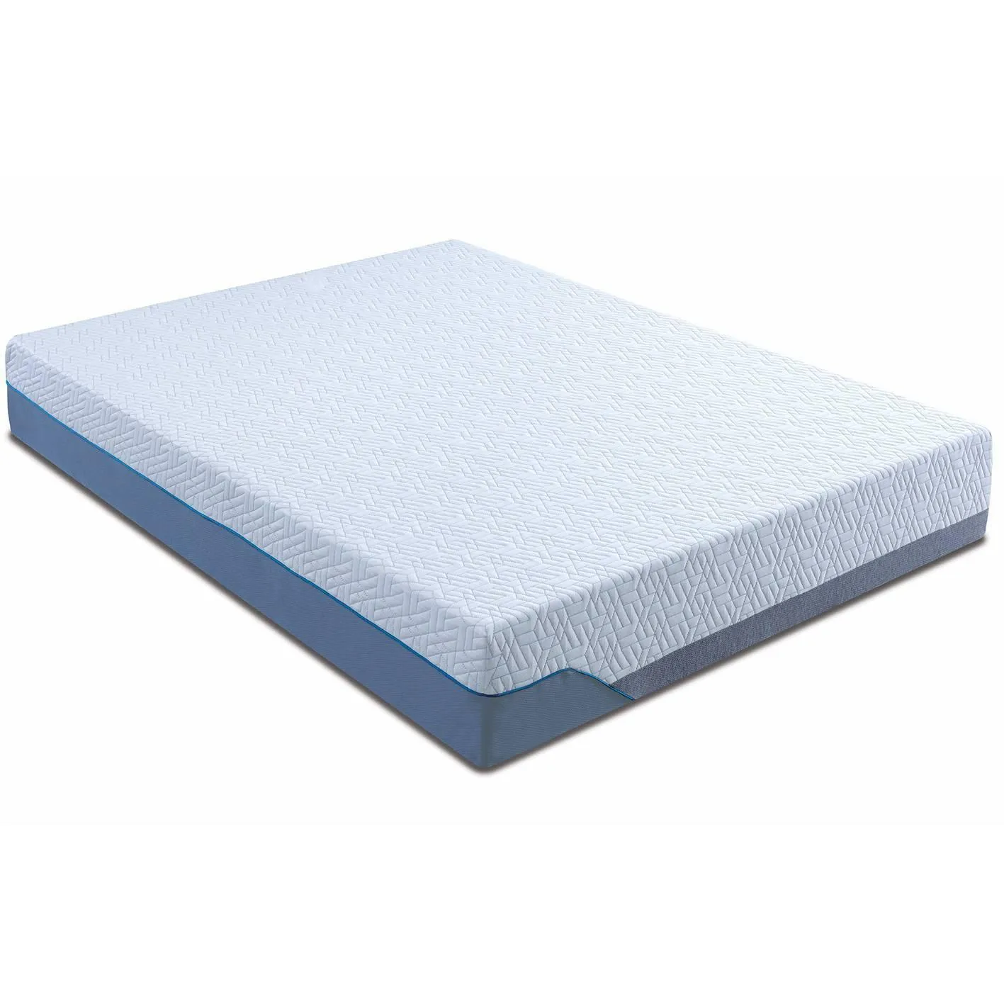 Charlie Double Bed Frame with Mattress Set - Black