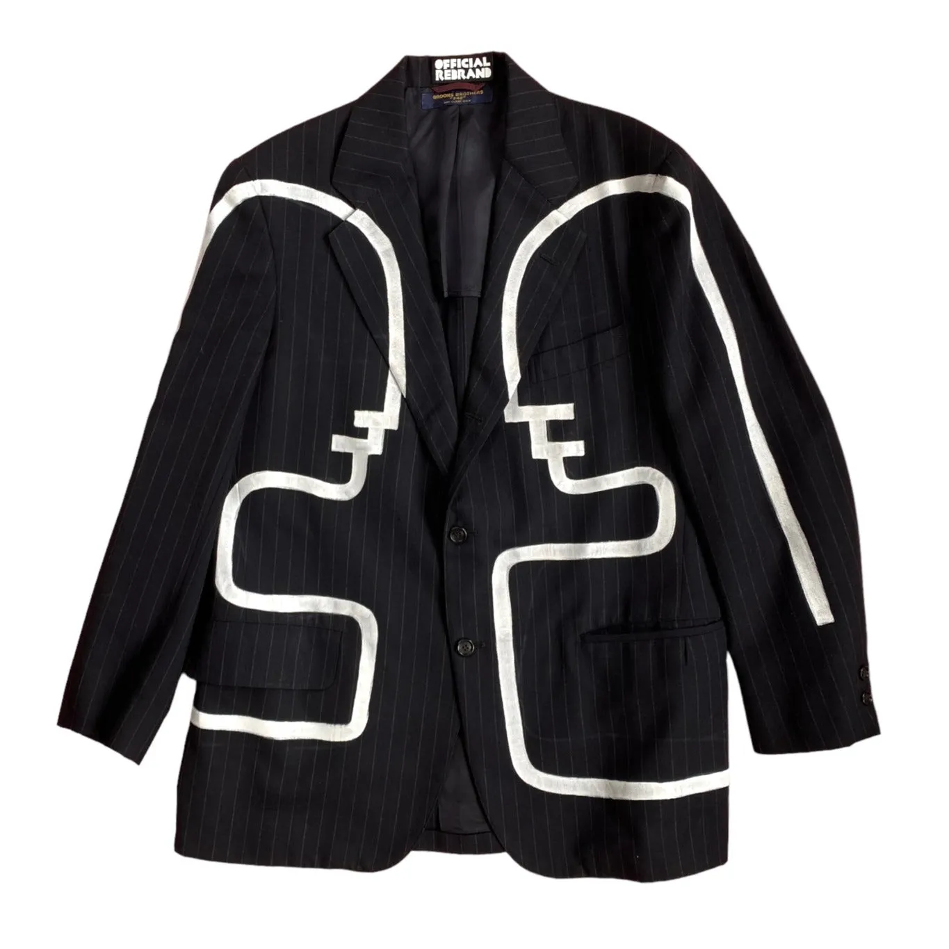 CONVERSATION pinstripe blazer