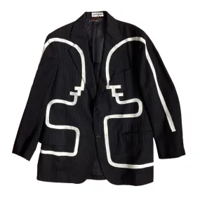 CONVERSATION pinstripe blazer
