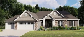 Cozy 2,106 sq ft with Split Bedrooms and Expansive Lower Level Potential