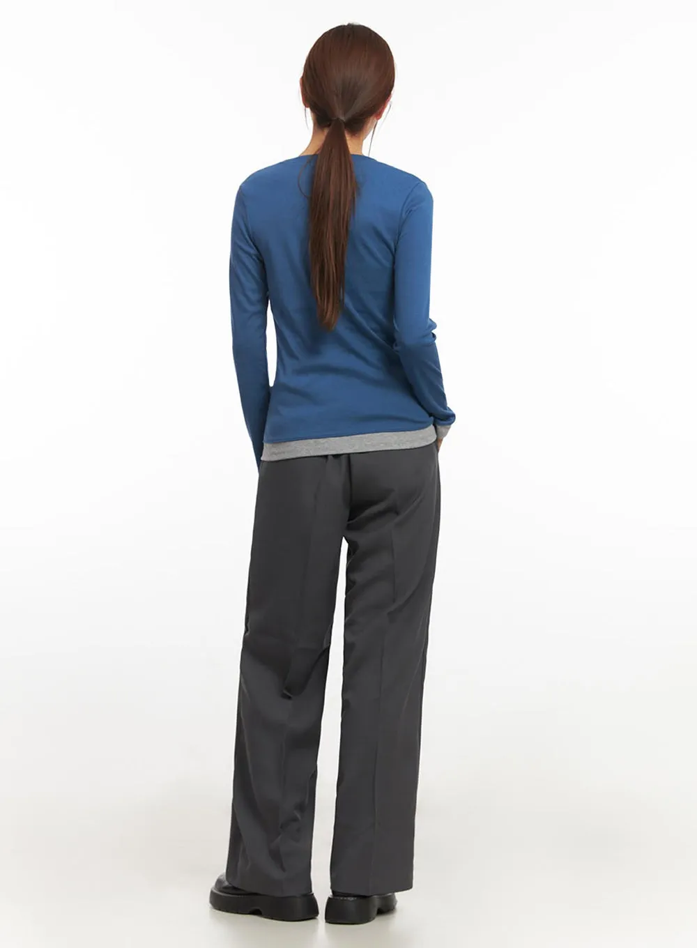 Cozy Layered Long-Sleeve Top IM524