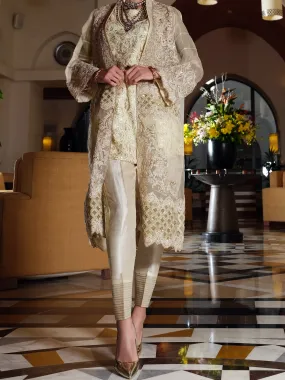 Cream 2 Piece Formal Stitched - AL-2PS-LS-283