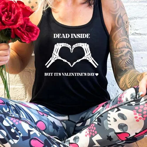 Dead Inside But It's Valentine's Day Shirt