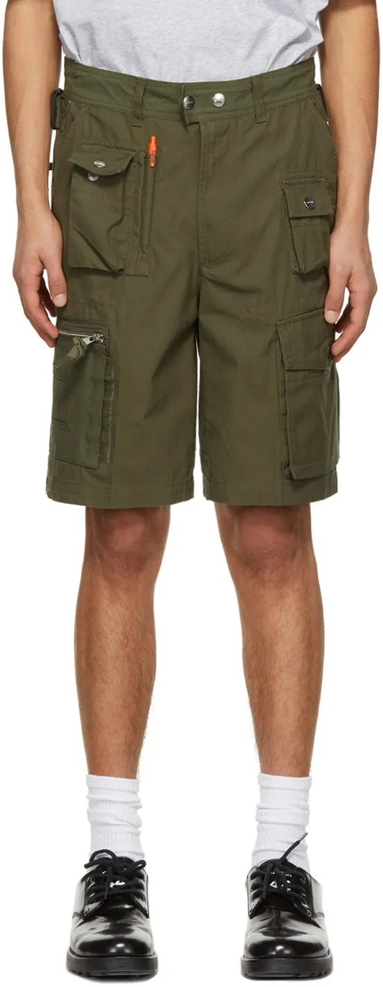 Diesel Khaki Short P-Cyan Cargo Shorts