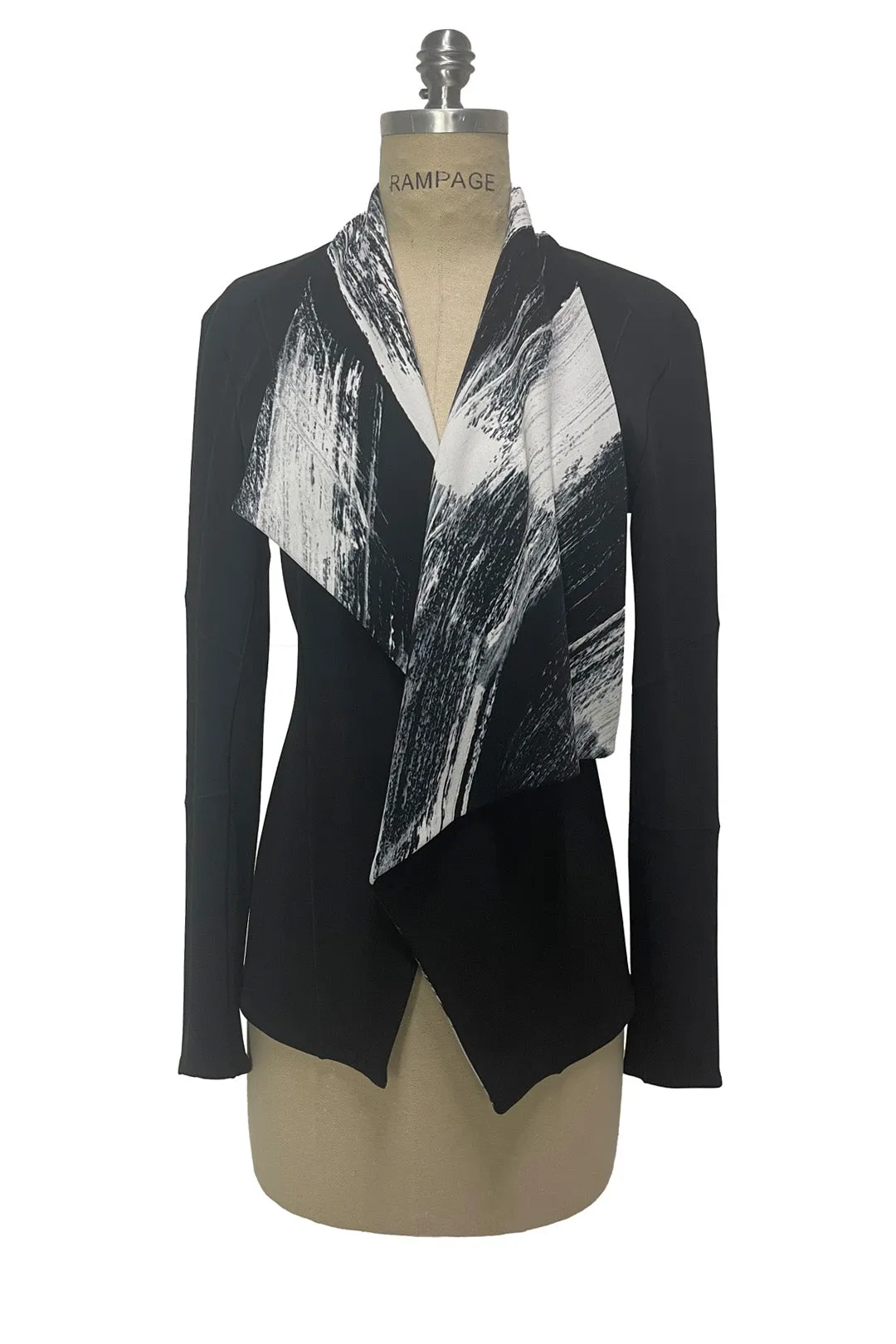 DOUBLE LAYERED CASCADE JACKET