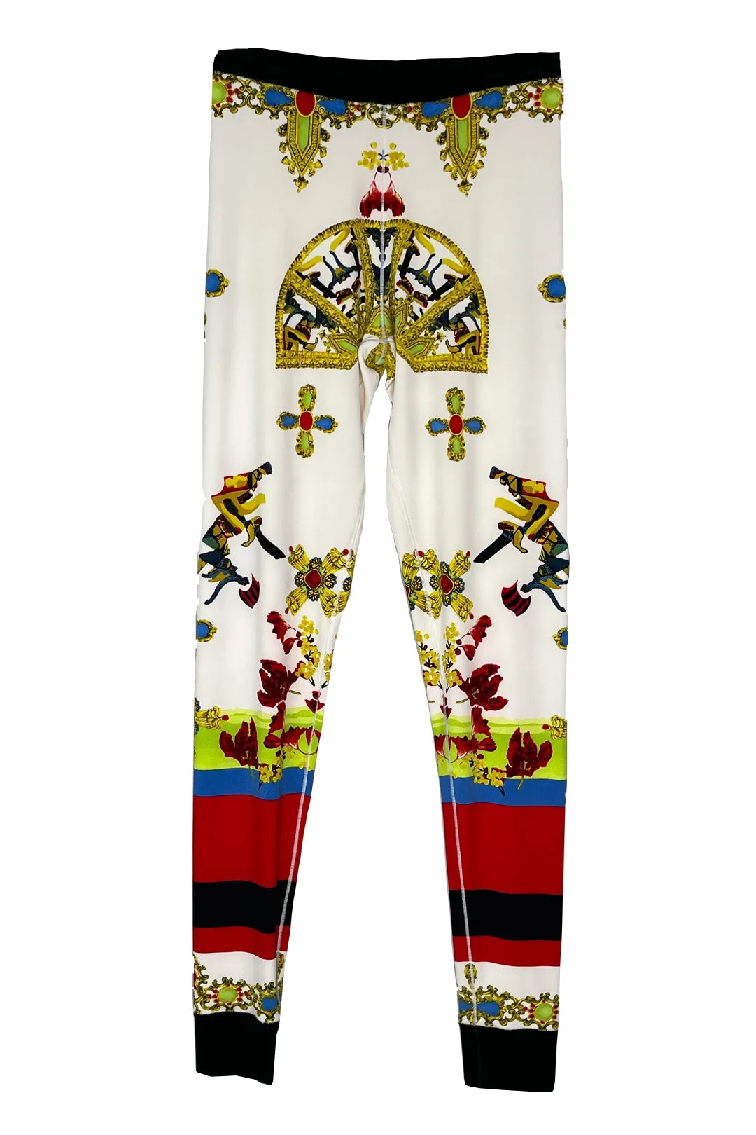 Double layered cropped leggings