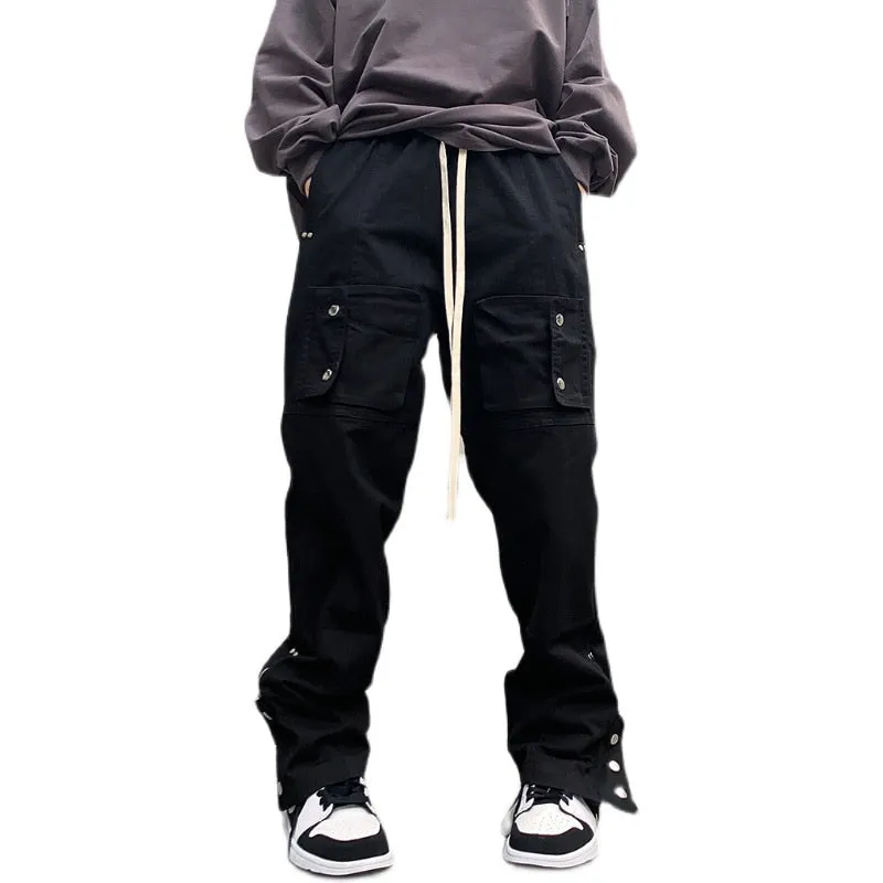 Drawstring Casual Cargo Hip Hop Pants
