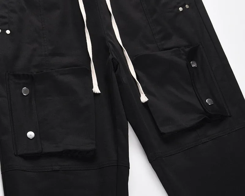 Drawstring Casual Cargo Hip Hop Pants