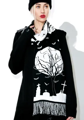 Eerie Cemetery Scarf