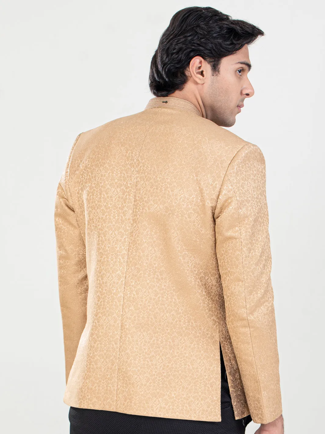 Fawn Blended Prince Coat - AL-PCS-047