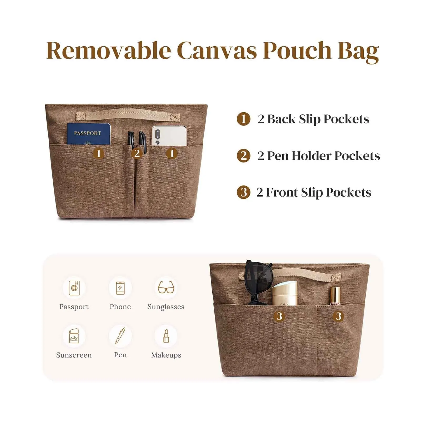 Genuine Leather Top Handle Work Tote Bags