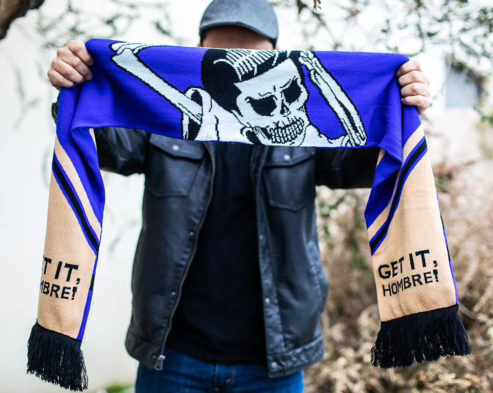 Get It Hombre Knit Scarf - Blue