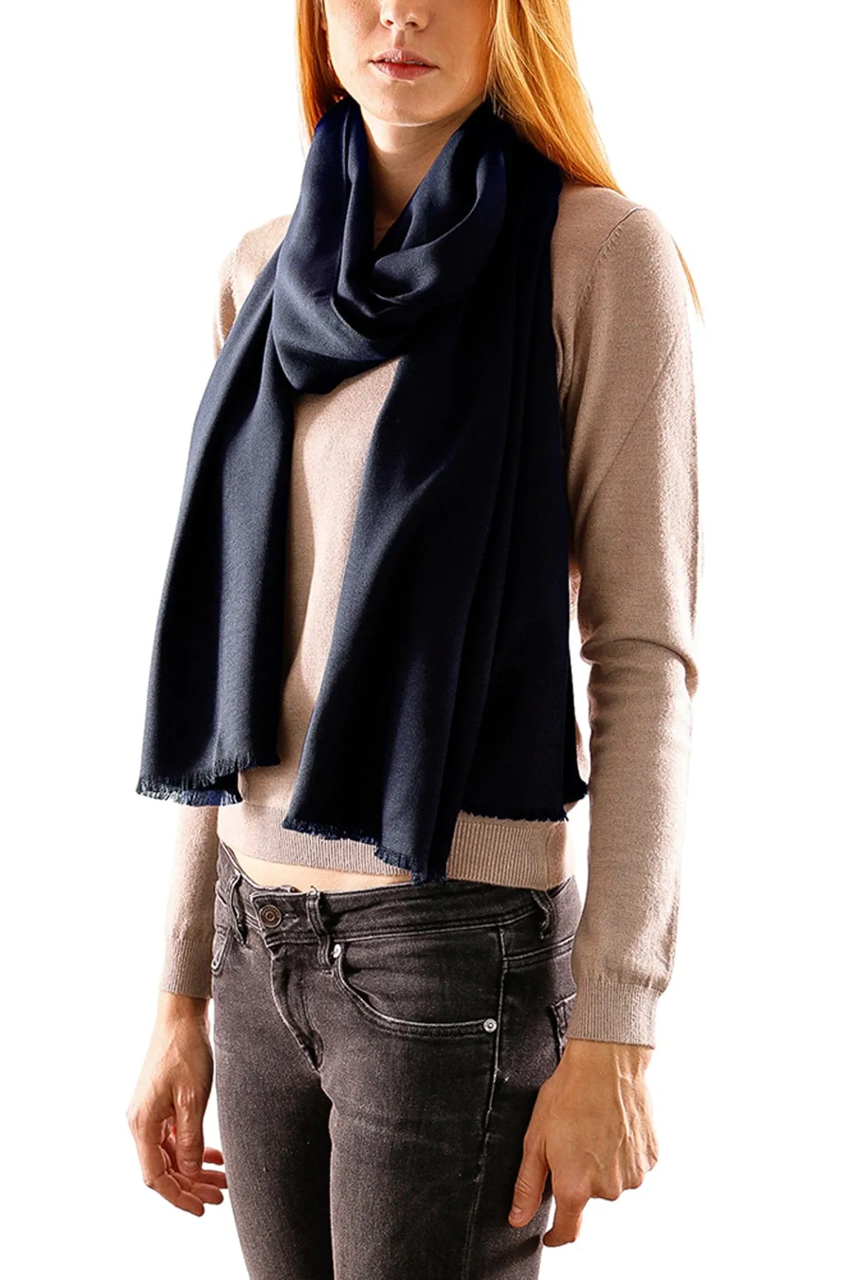 Gianfranco Ferre  Blue Pashmina Scarf