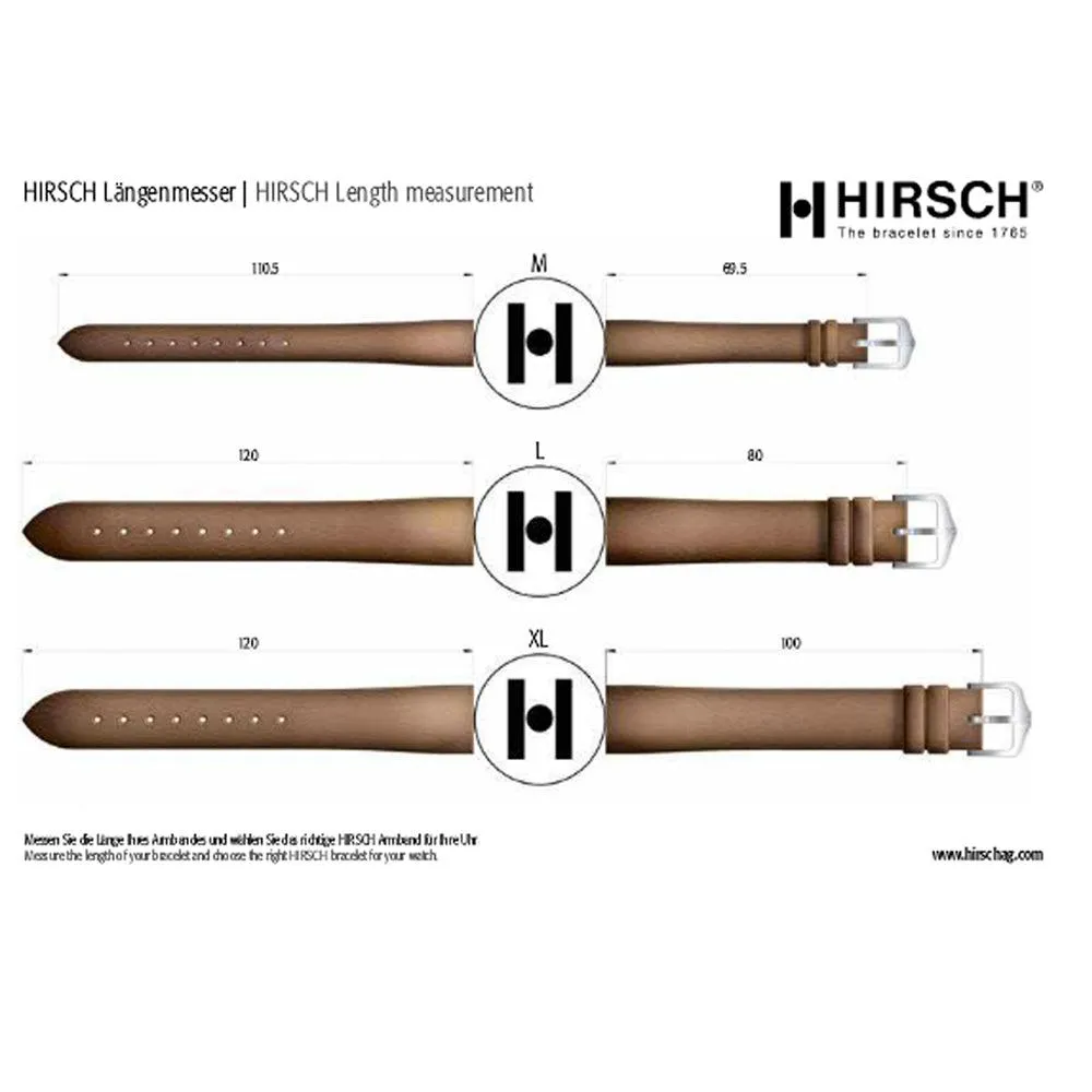 Hirsch PAUL Alligator Embossed Performance Watch Strap
