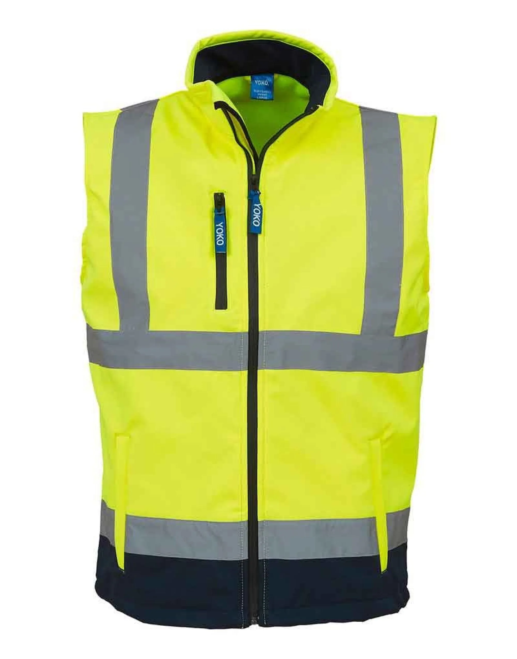 HV006 Yoko Hi Vis Softshell Bodywarmer