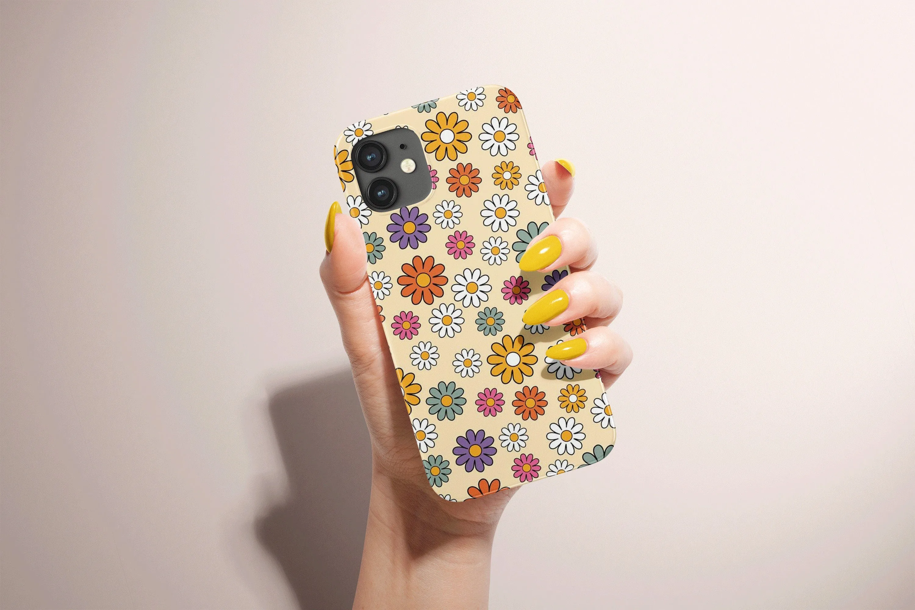 Indie Retro Flower Power 70s Phone Case Hippie Cover