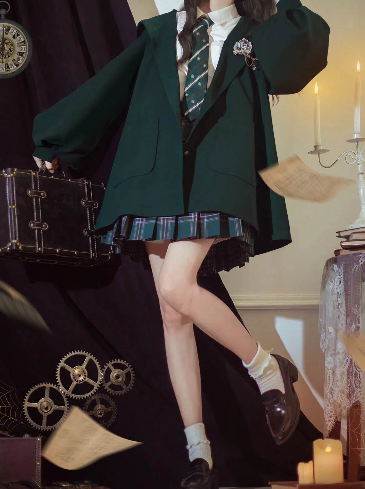 Jacket Cloak Retro Magic   College Brooch College