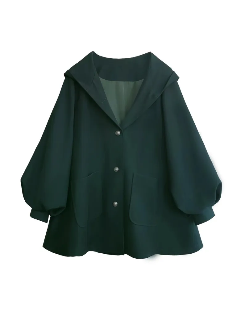 Jacket Cloak Retro Magic   College Brooch College
