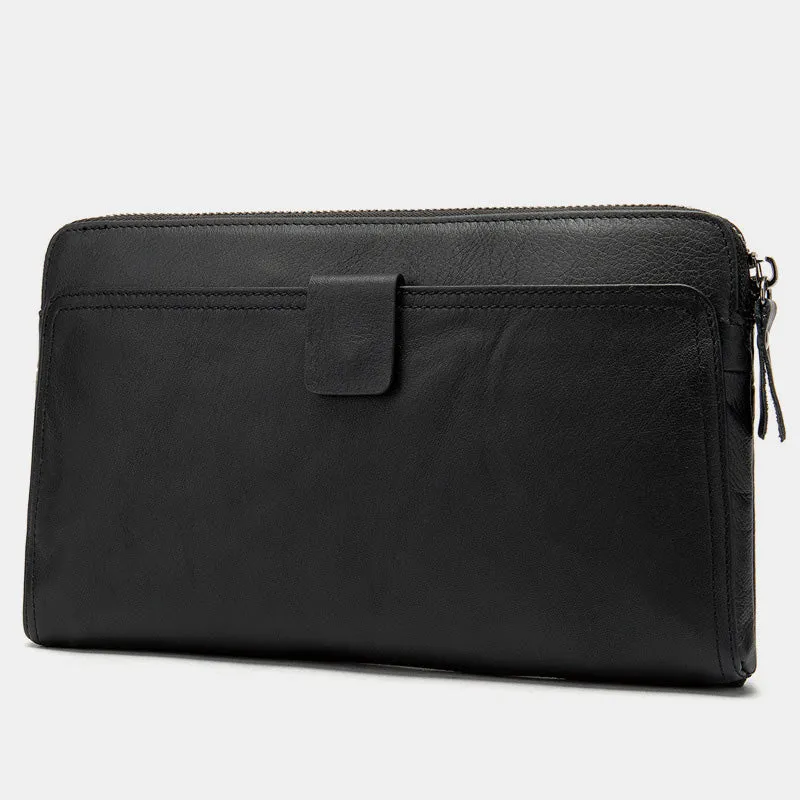 Large Capacity Genuine Leather Business Wallet