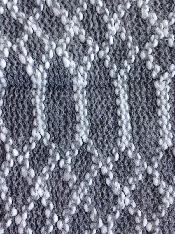 Lattice Fringe Loop Scarf