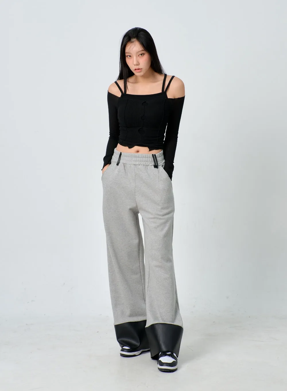 Layered Cropped Top Set IF301
