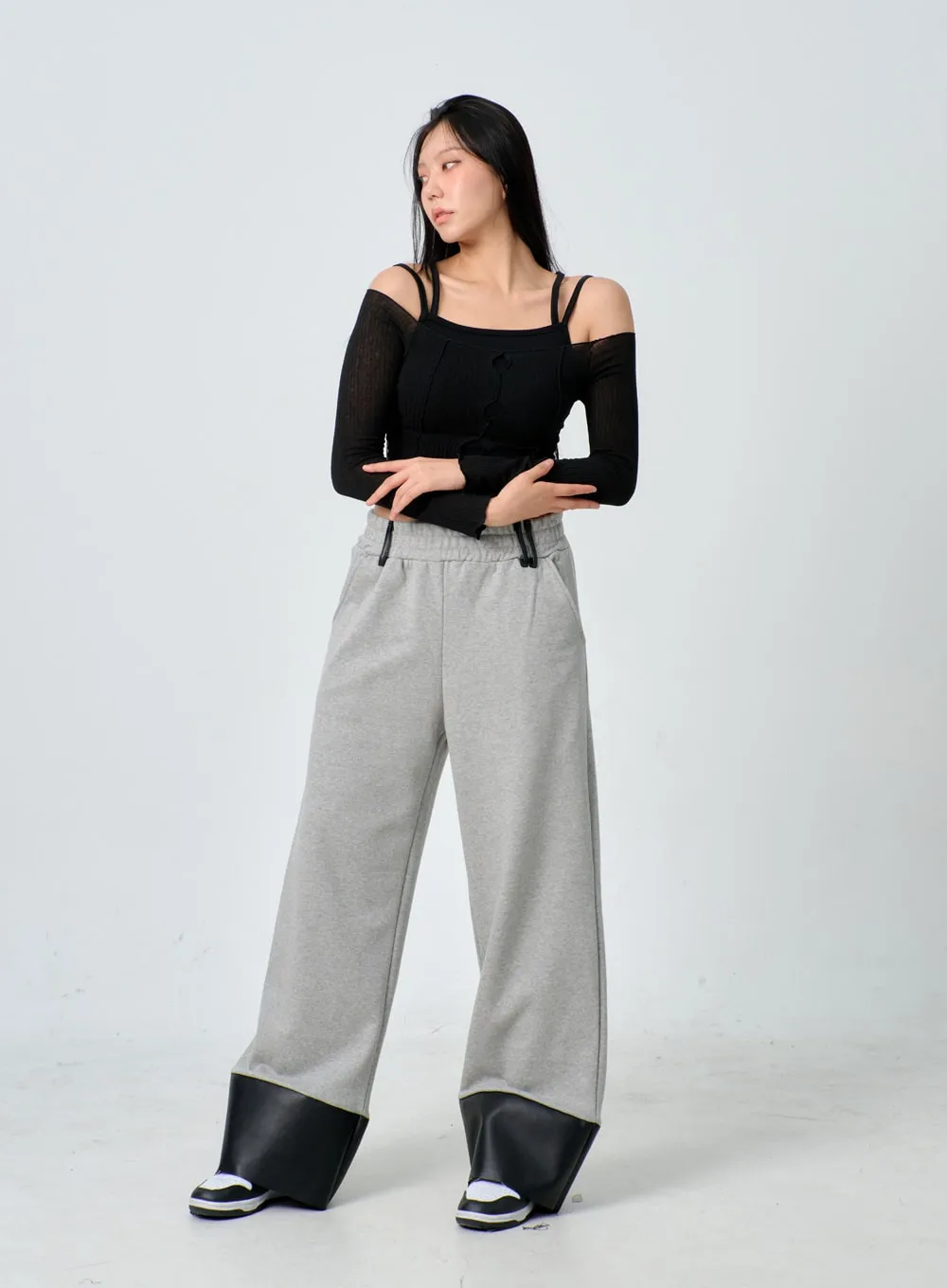 Layered Cropped Top Set IF301