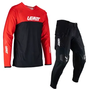 Leatt 4.5 Enduro Kit Combo Black Red