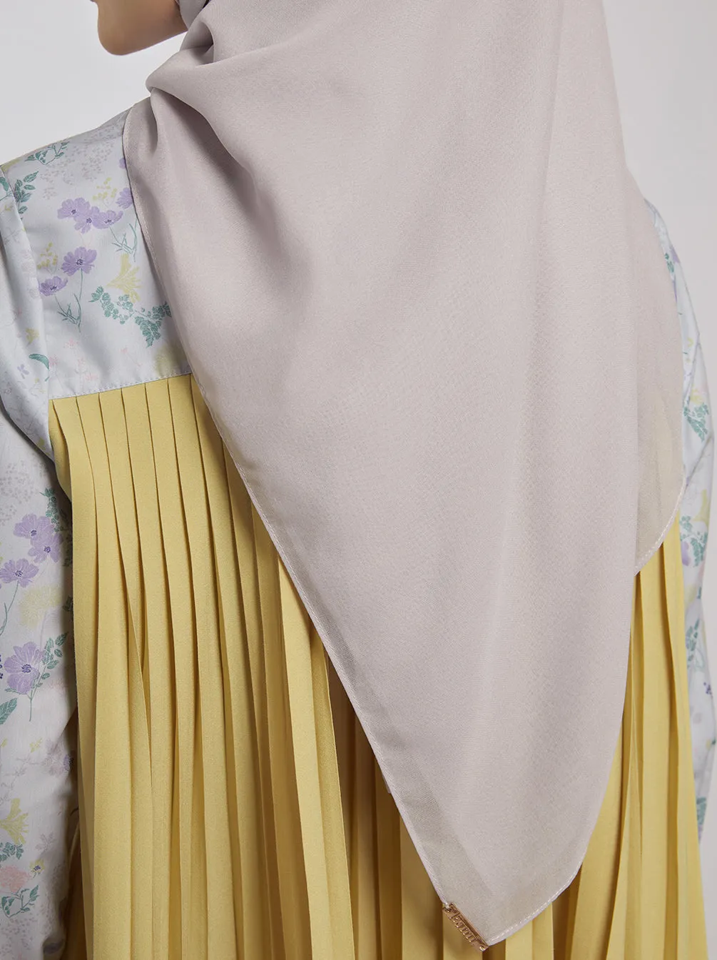 LIGHT VOILE SCARF PLAIN WHEAT