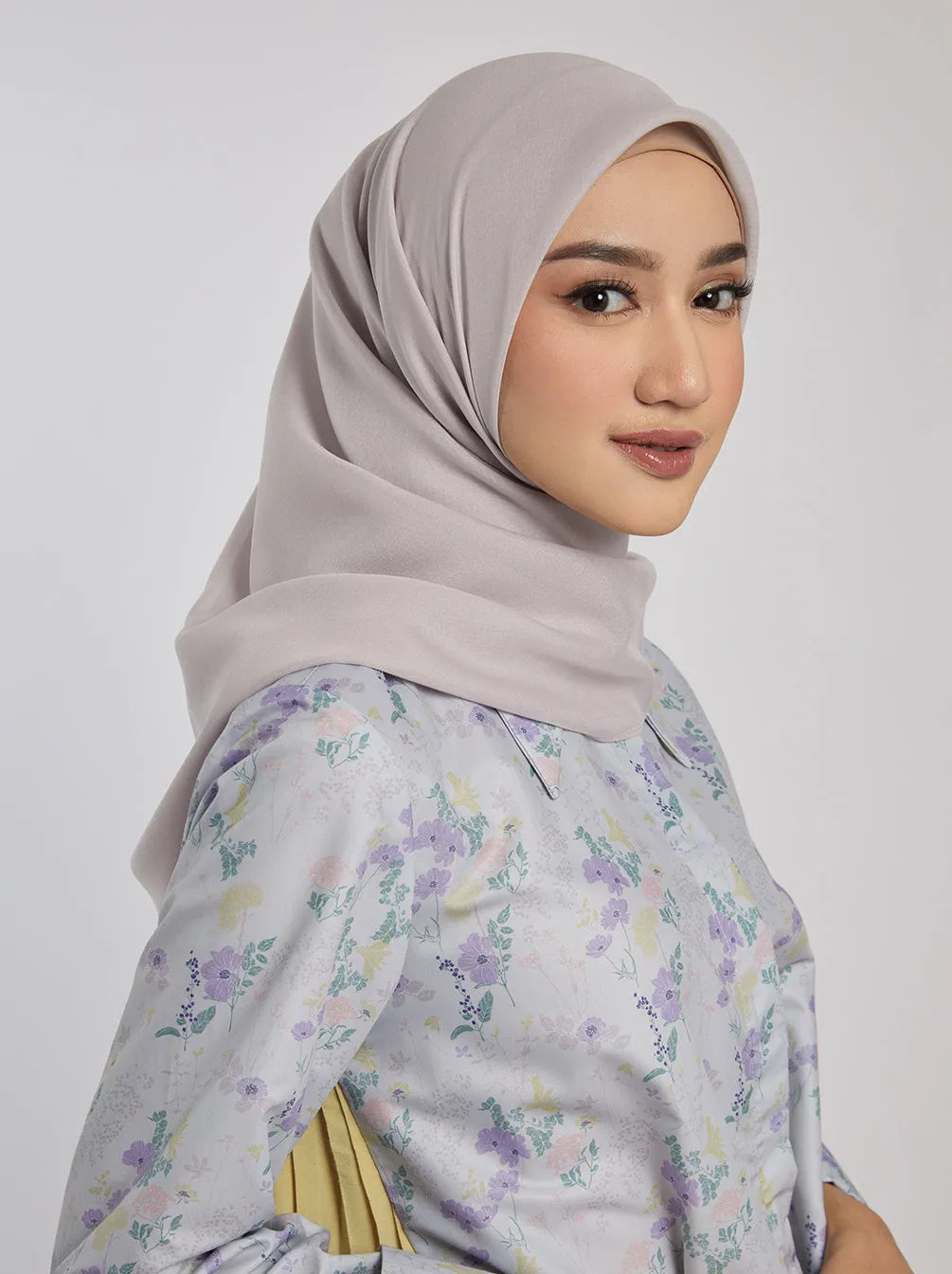 LIGHT VOILE SCARF PLAIN WHEAT
