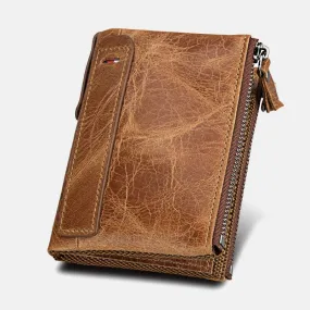 Men's Genuine Leather RFID Wallet