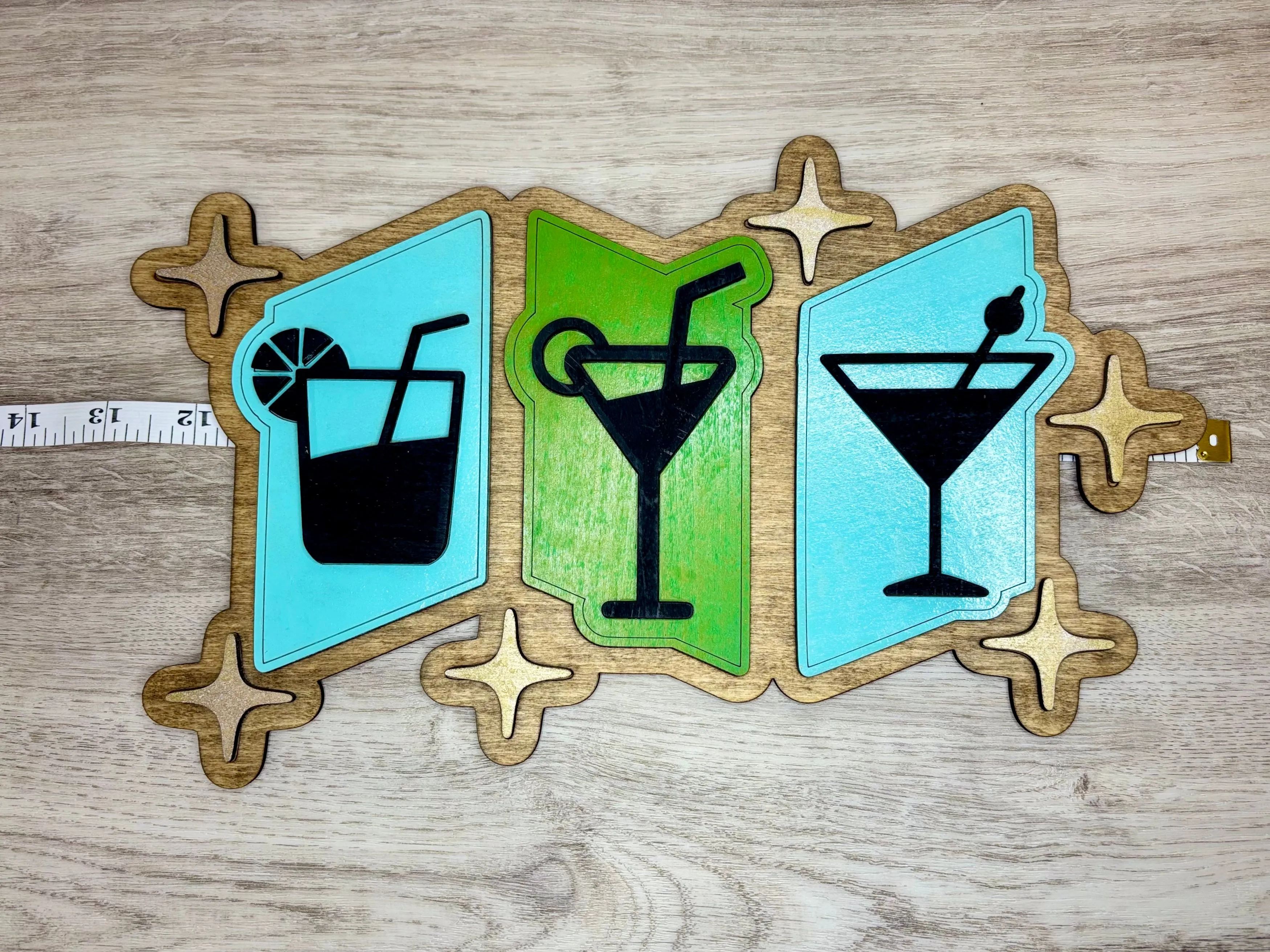 Mid Century Cocktails - Wall Decor