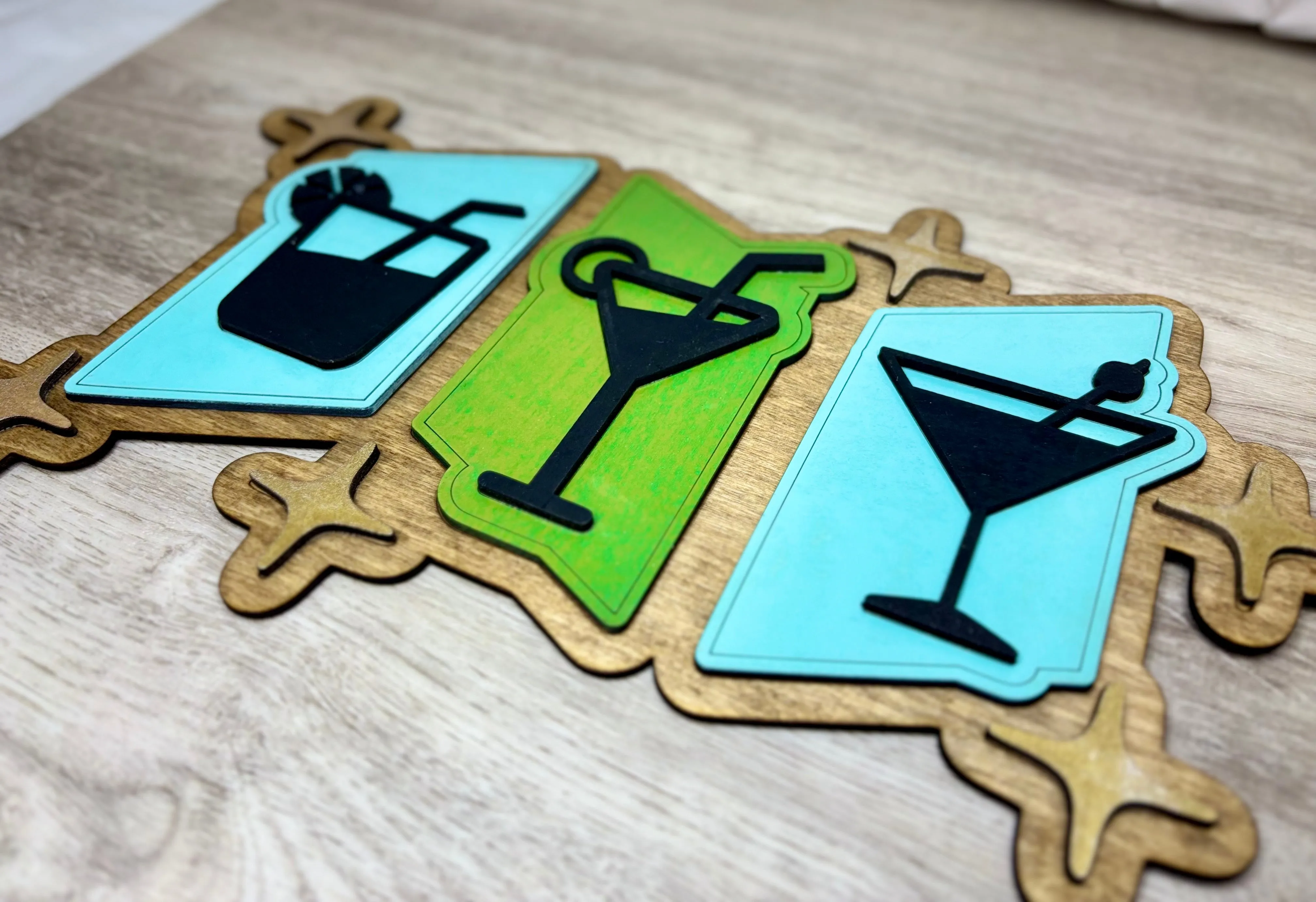 Mid Century Cocktails - Wall Decor