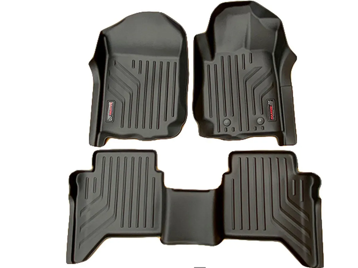 Mitsubishi TRITON 2015  MaxPro 3D LASER CAR MATS FLOORLINERS - ALL WEATHER