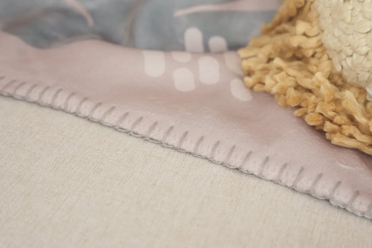 Modern Lion Personalized Sherpa Blanket