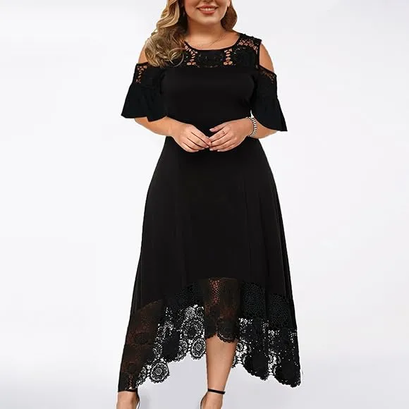 Padaleks Plus Size Dresses for Women Cocktail Graduation Business Casual Cute Flowy Teens Clothes Sexy Dresses for Women   B19134